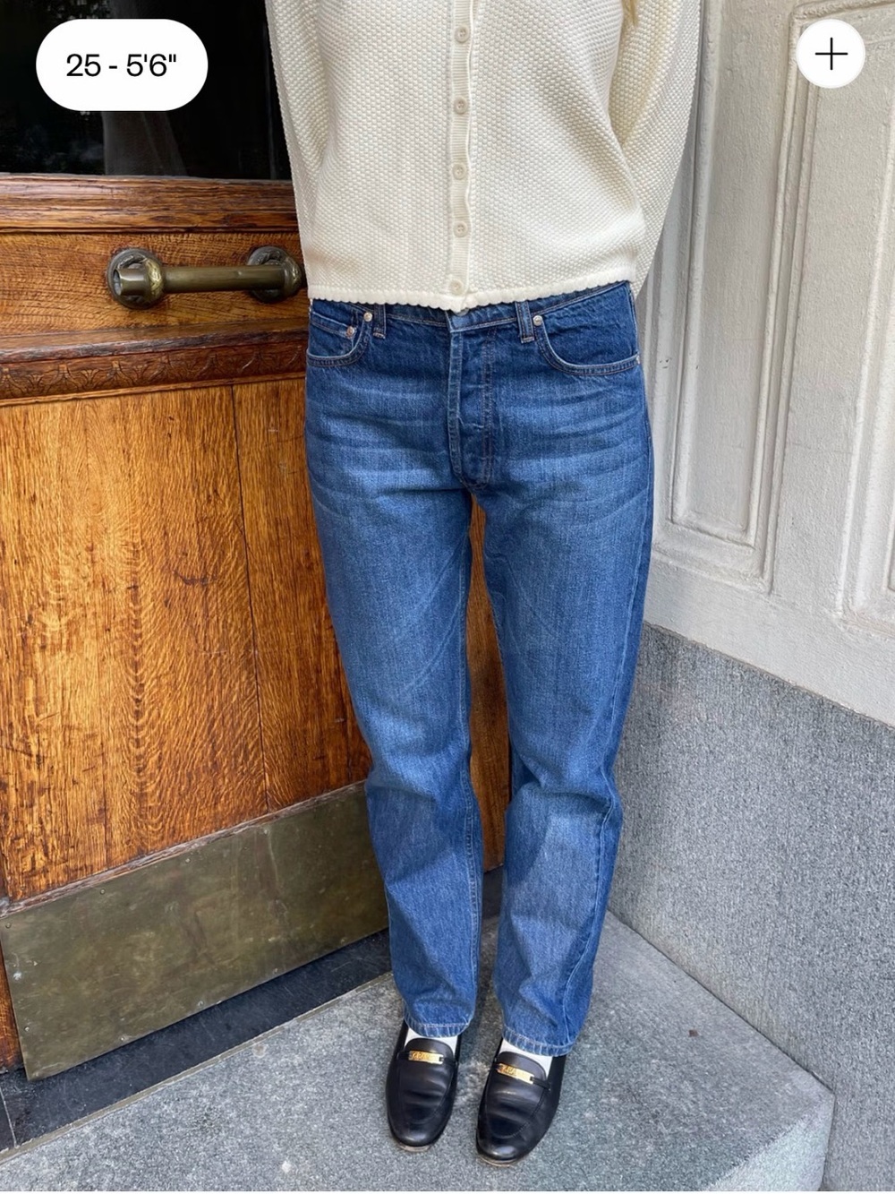 Djerf avenue Relaxed Jeans Dark Blue